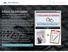Tablet Screenshot of businesscompass.info